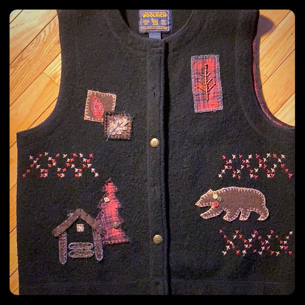 Ladies wool seasonal vest